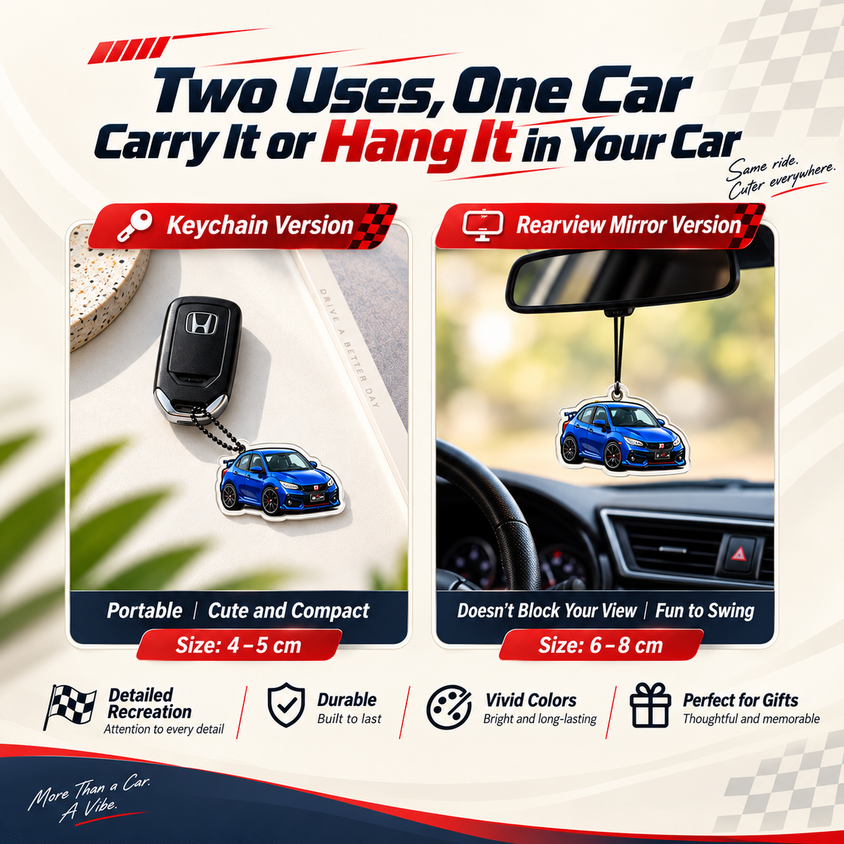 Custom car gift set created from vehicle photos
