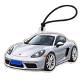 Custom rearview mirror car charm created from a vehicle photo